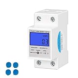☆ [Mikroelektroniktechnologie und hohe Genauigkeit] - Dieser einphasige Energiezähler verwendet Mikroelektronik und digitale Verarbeitungstechnologie, um elektrische Energie präzise und zuverlässig zu messen.