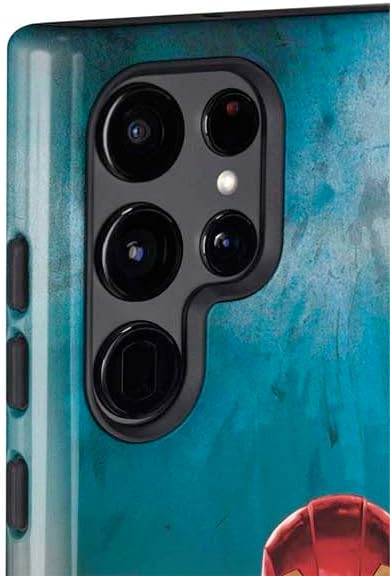 Skinit Pro Phone Case Compatible with Galaxy S22 Ultra - Officially Licensed Marvel Iron Man Repulsor Blast Design