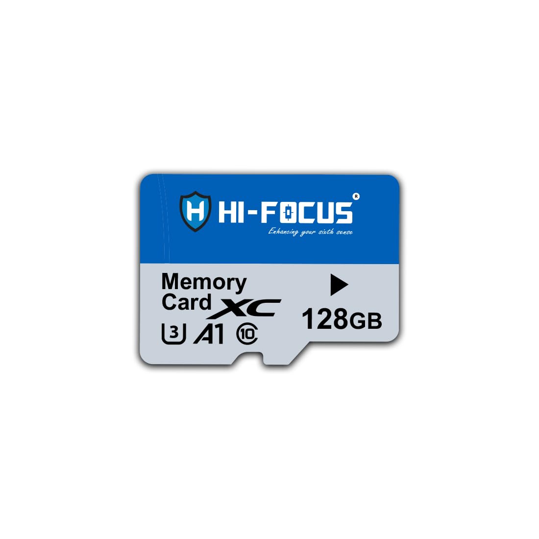 HI-Focus 128GB Micro SD Memory Card Class 10 U3 A1 with Adapter - High-Speed Storage for CCTV, Cameras, Phones, Drones & Action Cameras