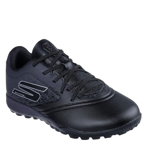 Skechers Boys Razor Jr Youth Tf Astro Turf Football Boots - Black, UK4.5