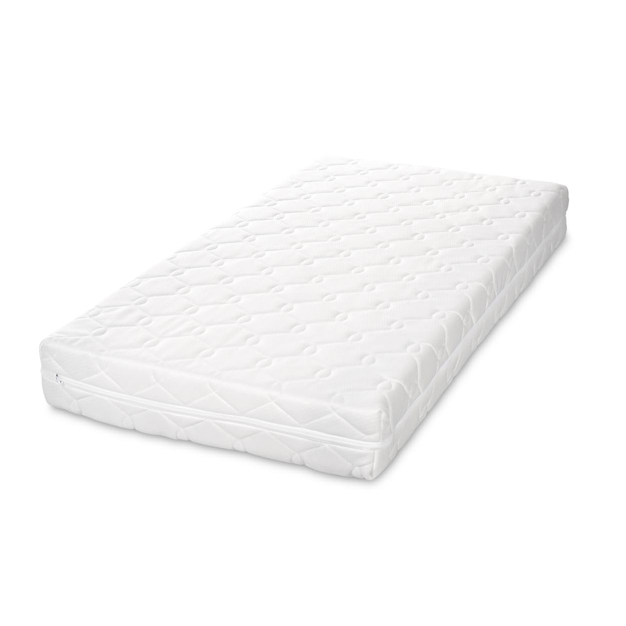Lorelli Colchón de cuna, Top Exclusive, 120x60x13 cm, funda protectora extraíble, color:blanco 2