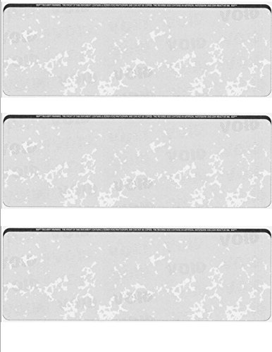 Zapco Security Check Paper, 24lb w Off-White Marble Pattern, 8-1/2