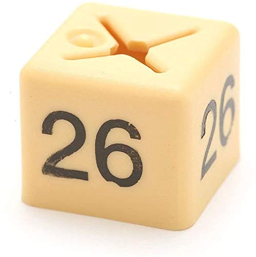 50 x GARMENT CLOTHES MARKER SIZE CUBES (26)