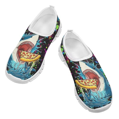 Boys Cool Slip-On Flat Lightweight Shoes Walking Casual Comfortable Travel Outdoor School Shoes Big Kids US Size 11-154