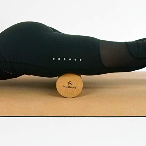 Ergotopia® Fasciarol van ecologisch-duurzame kurk/massagerol van natuurlijk materiaal voor zelfmassage in het dagelijks leven/fitnessrol voor je gezonde fasciatraining - Image 5