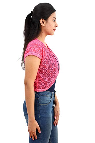 Image of CETC Women's Lace Open Front Cardigan Shrug (Pack of 2)