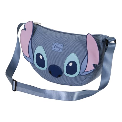 Sac bandoulière Stitch bleu Disney, idée cadeau originale