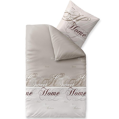 CelinaTex Touchme Biber Bettwäsche 135 x 200 cm 2teilig Baumwolle...