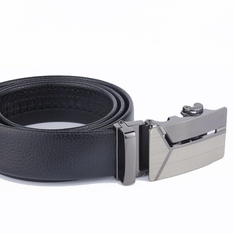 JSEIAJB Men's Automatic Buckle Belt Business Men's Belt Scratch Resistant And Wear-resistant Belt3