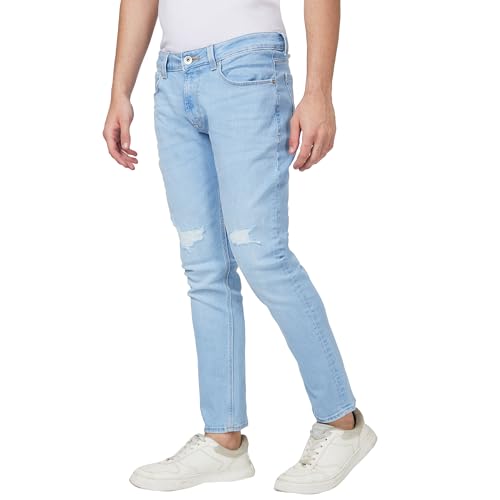 Image of Spykar Men's Rover Regular Fit Mid Rise Casual Jeans