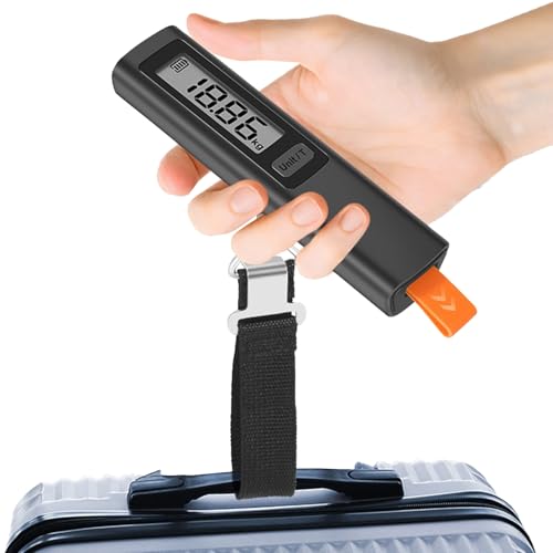 Balanza de Pesaje de Maleta,Instrumento Digital de Pesaje de Equipaje,Báscula Digital de Equipaje | Para Vacaciones Senderismo Viaje Crucero Junta Antes del Vuelo
