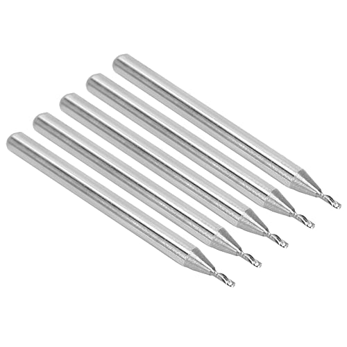 Fresa de acero de tungsteno para máquinas de grabado y proyectos CNC complejos de 5 piezas