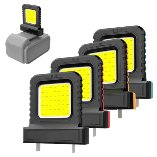 High Brightness Floodlight,for All Power Tool Batteries,Cordless Flood Light,Universal LED Work Lights,Multiple Flood Light for Workshop Garage,Fishing Camping