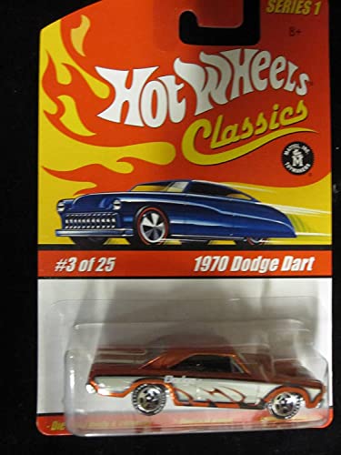 Hot Wheels Classics Series 1 1970 Dodge Dart Naranja Oscuro miniatura 1