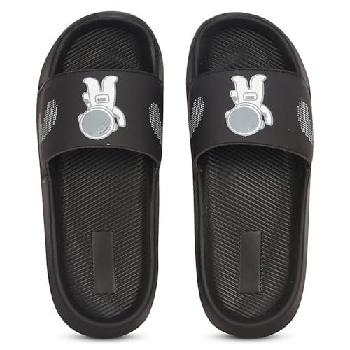 Image of PERY-PAO Sliders for Men | Lightweight EVA Sole & Comfortable Slippers | Flip-Flops & Chappals for Everyday Use