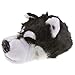 Tierhausschuhe Unisex Hausschuhe Husky, Schwarz, 41/42, TH-Wolf