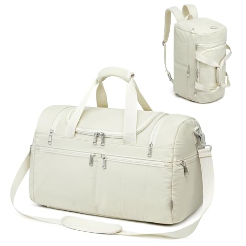 Sac de sport femme 45L avec compartiments zippés pour ranger tout
