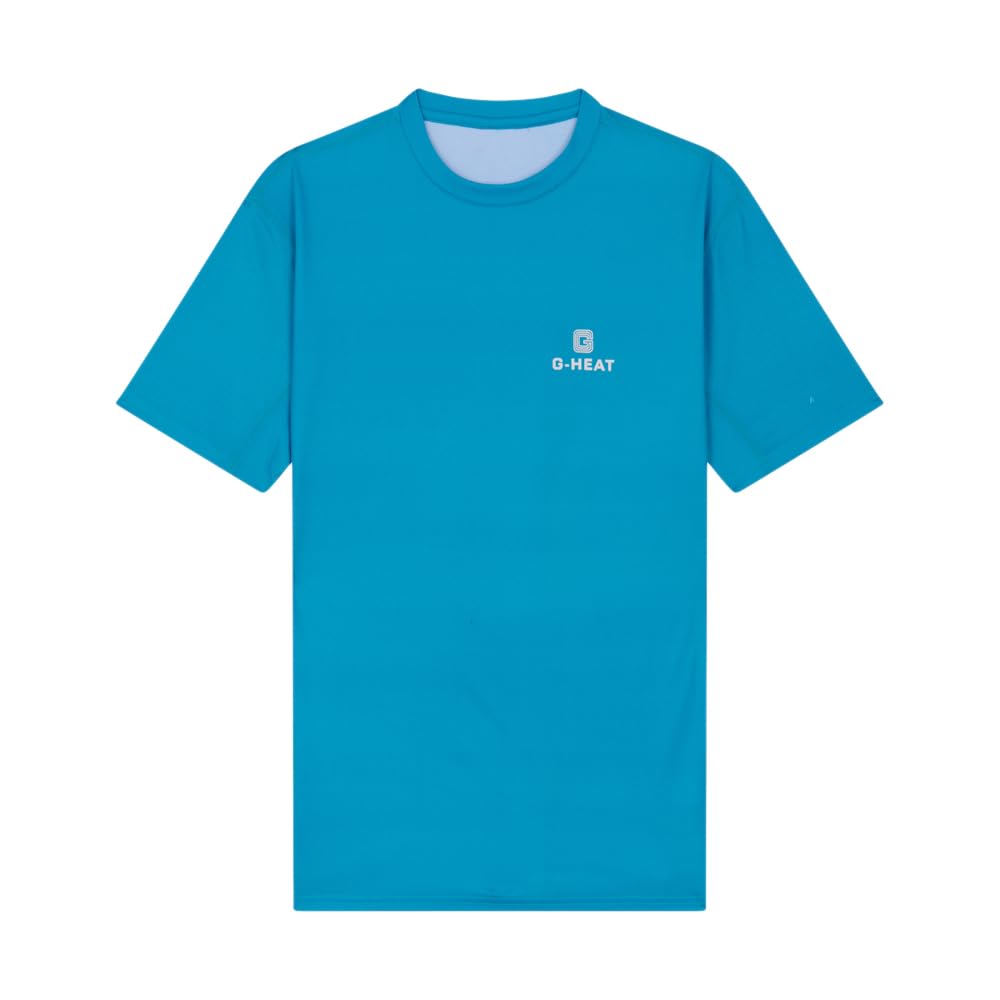 G-HEAT – Camiseta refrescante de manga corta anti-UV | Protección solar UPF50+ | Ultraligera, Transpirable, Refrescante, Ideal para deportes de verano, senderismo, running