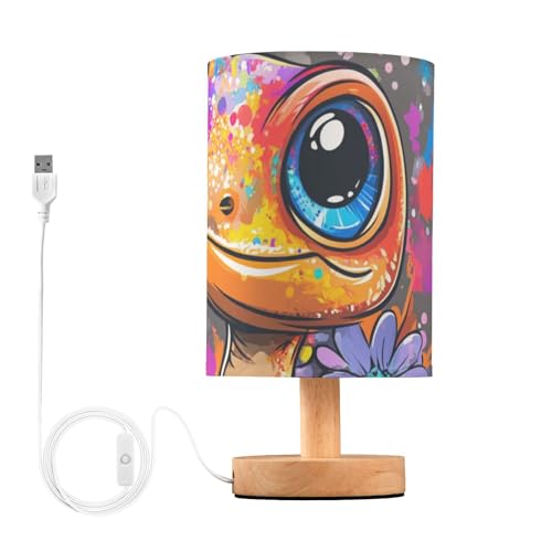 Lámpara de mesa led con diseño Sweet Bearded Dragon miniatura 1