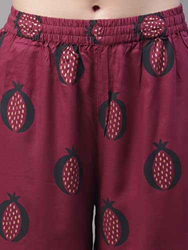 Image of Pistaa's Women's Regular Fit High Rise Palazzo
