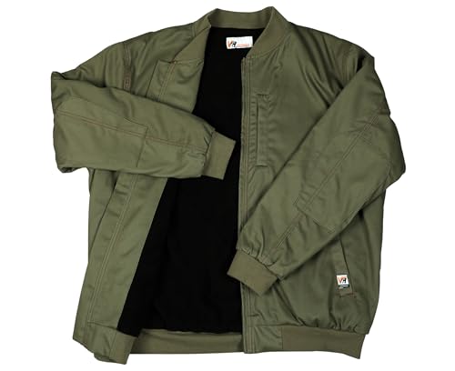 VATRENUS FR Jacket for Men Fleece Lined Flame Retardant Winter Coat Light but Warm Oil Resistant Water Repellent Workwear4