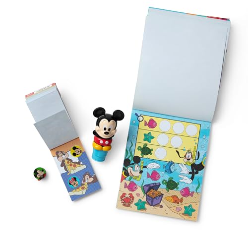 Image of Melissa & Doug Sticker Wow! Disney Mickey Mouse Bundle: 24-Page Activity Pad, Stamper, 500 Stickers, Mini Pad, Arts and Crafts Fidget Toy Collectible Character