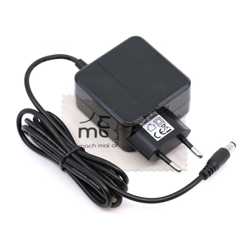 Ladegerät passend für Bose SoundLink Mini (nur Rundstecker) Bluetooth Speaker Ladekabel Kabel Netzladegerät OTB mit mungoo Displayputztuch