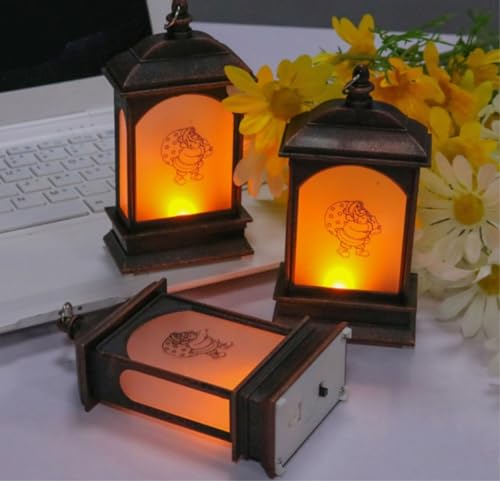 Farolillo de Navidad y lámpara de candelabro para decoraciones navideñas de mesa 4