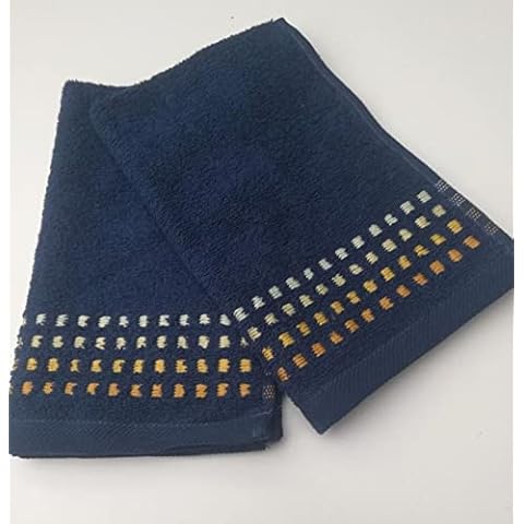 Sue Rossi 100% Cotton Guest Towels - Pack of 2 Cover