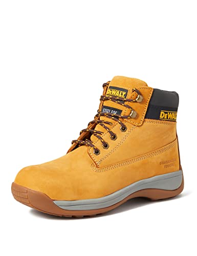 DEWALT Apprentice Honig - Botas de cuero para hombre, Amarillo, 42 EU