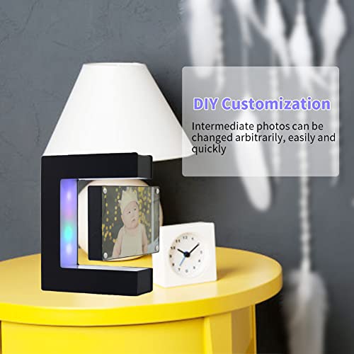 Eboxer Diy Photo Frame For Photo Display,Led Magnetic Levitation Photo Frame For Home Office Wedding Decoration.(Black) #TOP2