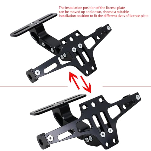Image of Universal Motorcycle License Plate Bracket Fender Eliminator Kit Universal Motorcycle Tail Tidy Motorcycle License Plate Holder Mount