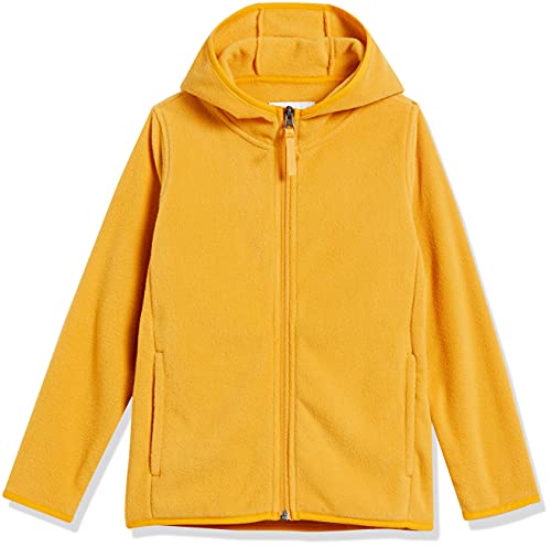 Image of Amazon Essentials Boys and Toddlers' Polar Fleece Full-Zip Hooded Long Sleeve Insulated Coat Jacket
