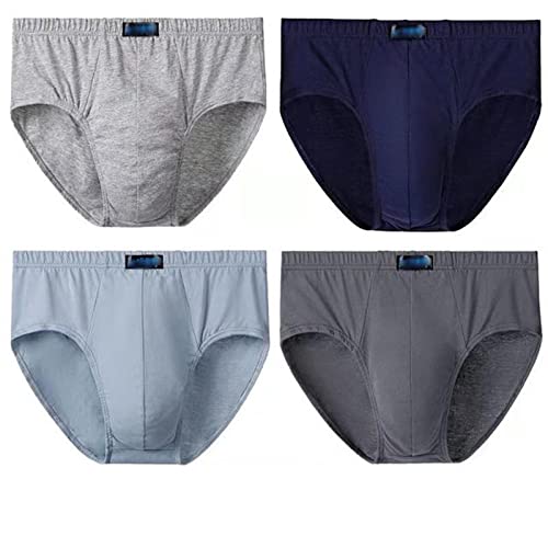 Calzoncillos bóxer de grande hombre talla grande cintura alta algodón xl-10xl pack de 4
