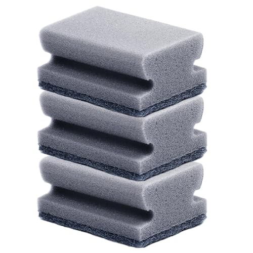 Esponja de cocina – Esponja de limpieza de doble cara | Esponja de limpieza resistente a los arañazos, esponja multiusos para lavar utensilios de cocina y baño