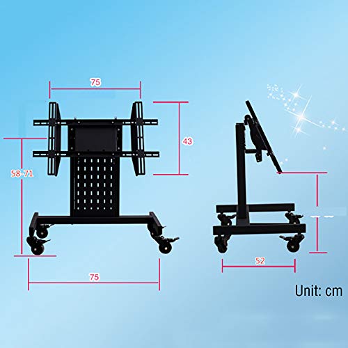 Soporte móvil para TV de 32-65 pulgadas con ruedas miniatura 2