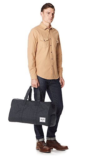 Herschel Novel Duffel Bag, Black Crosshatch, Classic 42.5L