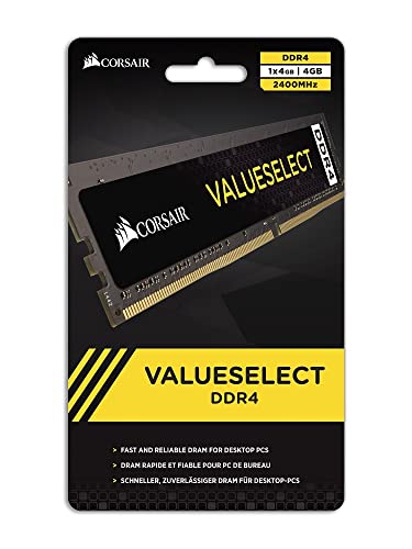 Image of Corsair Value Select 4GB (1 x 4GB) DDR4 2400 1.2V Desktop Memory