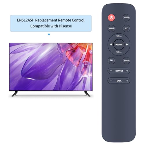 Télécommande EN512A5H pour vos soirées cinéma sur barre Hisense - 2