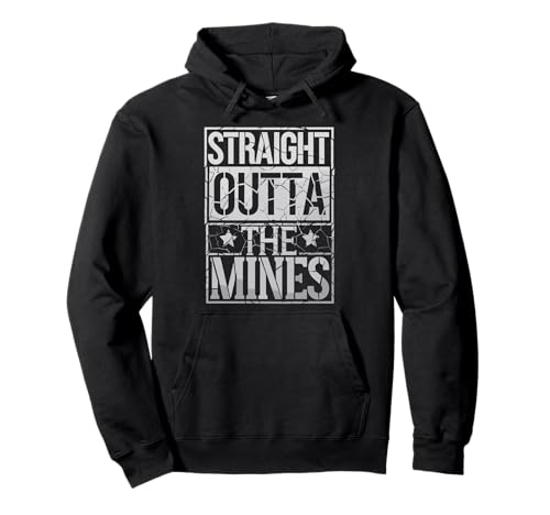 Coal Miner Underground Mining Hard Hat Worker Fossil Fuel Pullover Hoodie