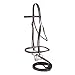 EquiRoyal Bridle Raised Traditional Draft Snaffle Brown 20-8555