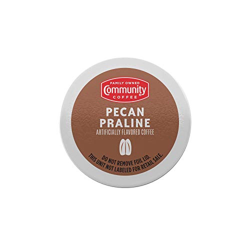 Image of Community Coffee Pecan Praline Flavored 36 Count Coffee Pods, Medium Roast, Compatible with Keurig 2.0 K-Cup Brewers, 36 Count (Pack of 1)
