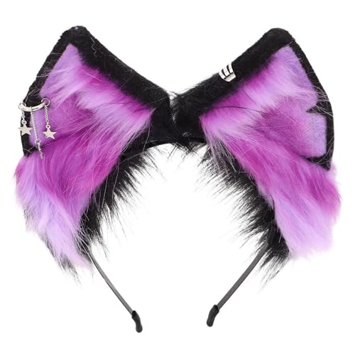 Serre-tête oreilles de renard doux pour cosplay et fêtes déguisées