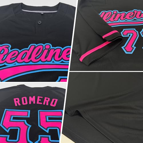 Camiseta personalizada de softbol con 2 botones, uniforme deportivo para hombre, mujer y jóvenes miniatura 4