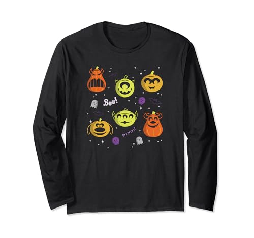 T-shirt Halloween Disney Pixar à manches longues pour adulte nostalgique
