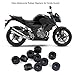 for rubber washer grommet 10pcs Motorcycle Rubber Washers Black Complete Motorcycle Fairing Bolt Kit for Cyber ​Monday Boxing Day