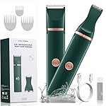 Bikini Trimmer for Women, YBLNTEK 2-in-1 Electric Razors for Women, Electric Lady Clipper Pubic Hair Groomer, Hair…