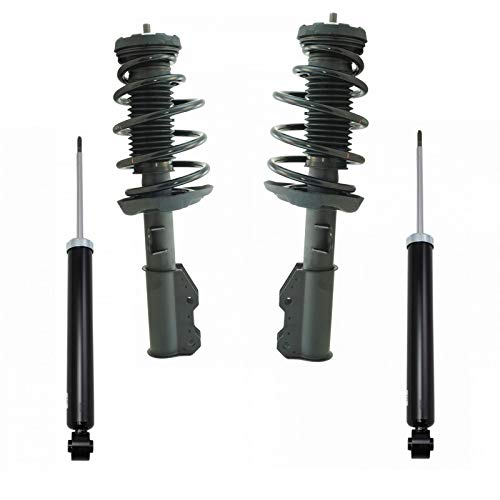 Image of TRQ Front and Rear Complete Strut Assembly & Shock Absorber Kit Complete Strut & Coil Spring Assembly Compatible with 2010-2016 Buick LaCrosse Front Wheel Drive