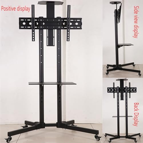 Soporte móvil para TV de 32-65 pulgadas con ruedas y altura ajustable miniatura 6