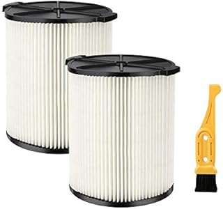 2-Pack VF4000 Replacement Filter for Ridgid 72947 Standard Wet dry Vac 5 to 20 Gallon 6-9 Gal Husky Vacuum Compatible WD5500 WD0671 RV2400A RV2600B Vac